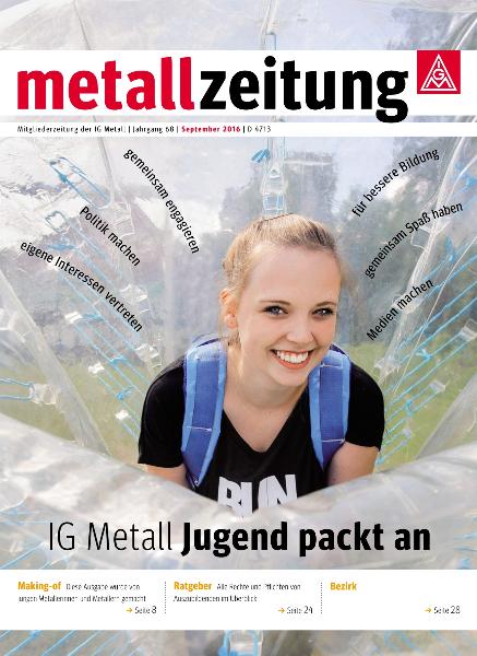 metallzeitung September 2016