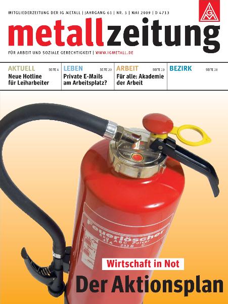metallzeitung - Mai 2009
