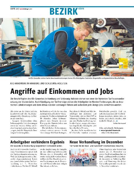 metallzeitung - Regionalseiten Küste Dezember 2007