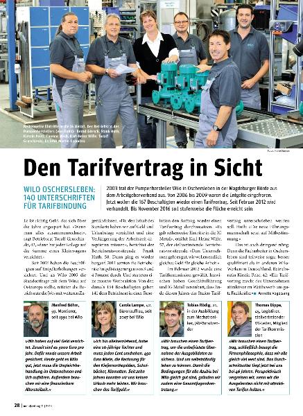 metallzeitung - Regionalseiten Niedersachsen und Sachsen-Anhalt November 2013