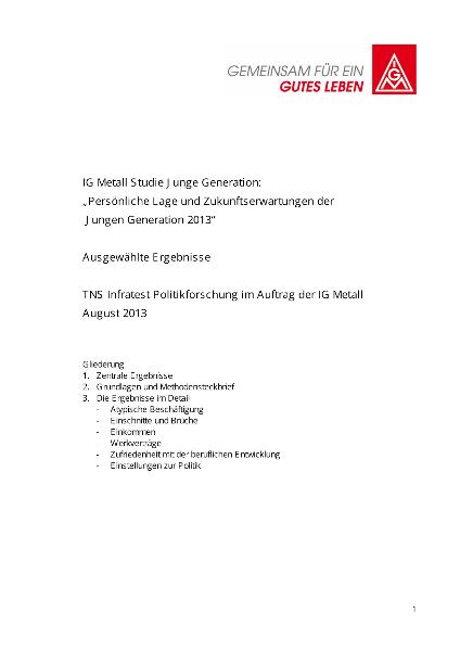 13_8_20 Handout Infratest Studie Junge Generation