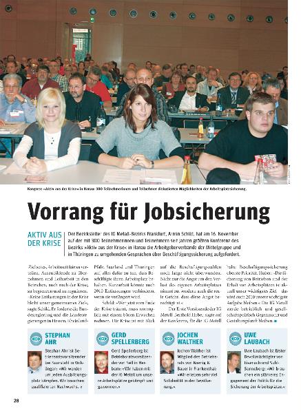 metallzeitung - Regionalseiten Frankfurt Dezember 2009