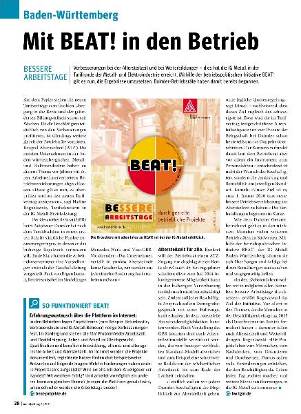 metallzeitung - Regionalseiten Baden-Württemberg Juni 2015