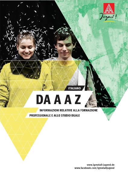 Da A a Z - Informazioni relative alle formazione professionale e allo studio duale