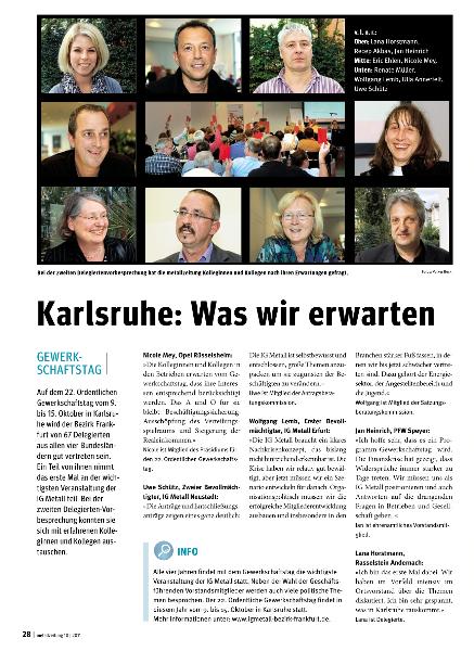 metallzeitung - Regionalseiten Frankfurt Oktober 2011