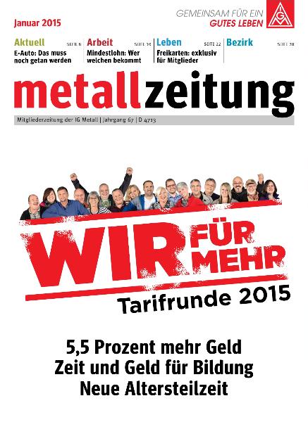 Metallzeitung Januar 2015