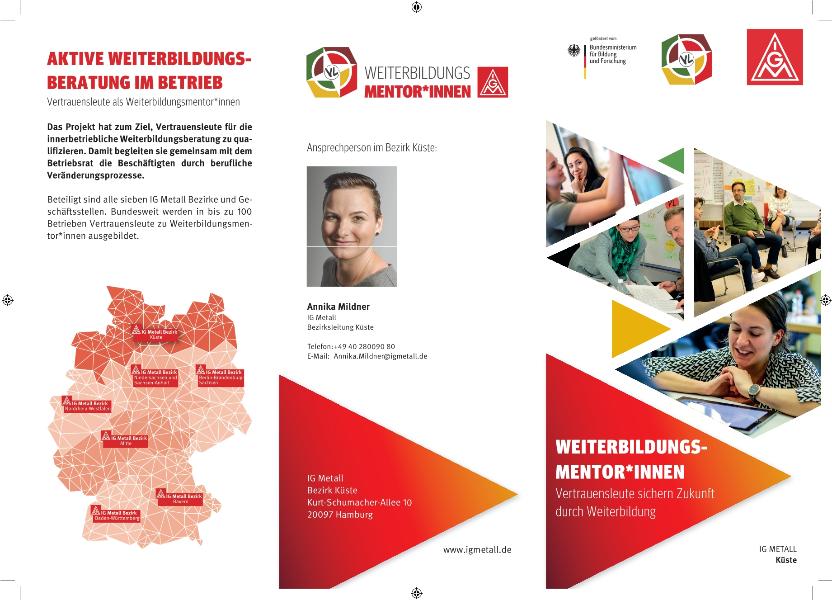 Flyer Weiterbildungsmentor*innen Küste