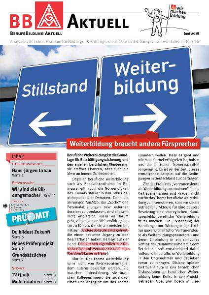 BBAktuell - Weiterbildung (03/2018)