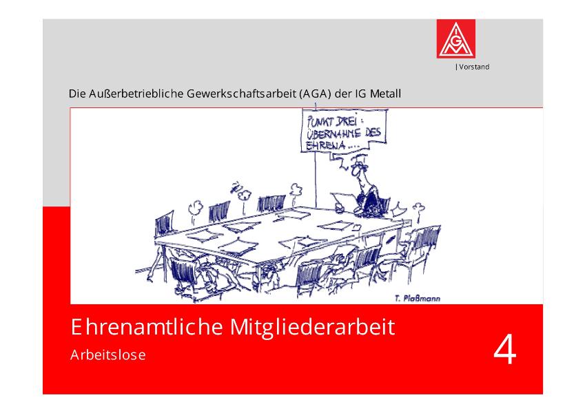 Ehrenamtliche Mitglieder - Arbeitslose