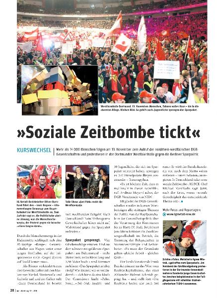 metallzeitung - Regionalseiten Nordrhein-Westfalen Dezember 2010