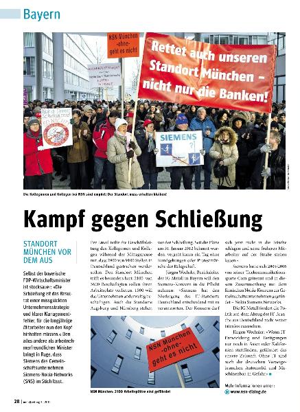 metallzeitung - Regionalseiten Bayern März 2012