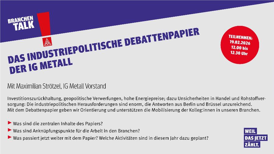 BranchenTalk mit Maximilian Strötzel: 