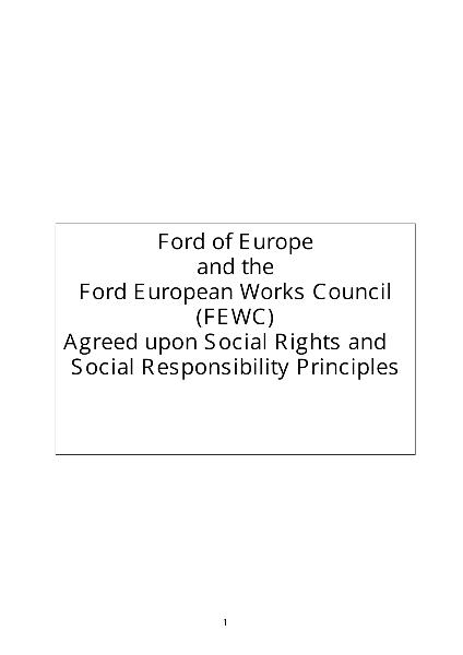 Globalisierung Ford 2003 englisch