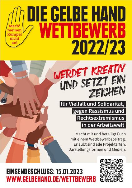 Plakat: Aufruf zum Wettbewerb 