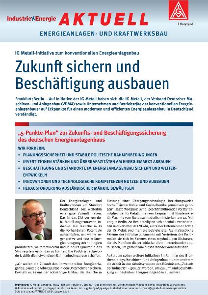 Zukunft sichern und Beschäftigung ausbauen