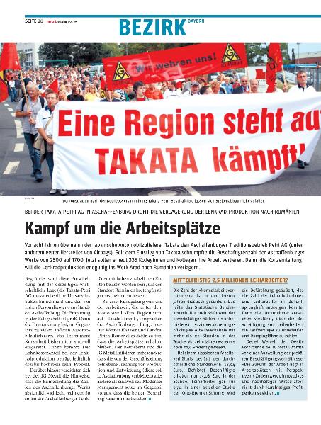 metallzeitung - Regionalseiten Bayern September 2009