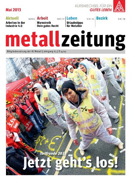metallzeitung Mai 2013