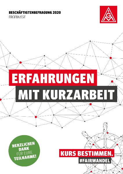 Erfahrungen mit Kurzarbeit - Datenblatt Ergebnisse Beschäftigtenbefragung 2020