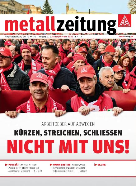 metallzeitung Januar/Februar 2020
