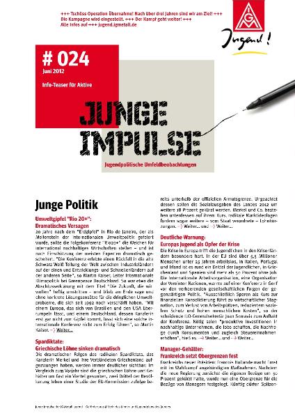 Junge Impulse, Ausgabe 24 (06/2012)