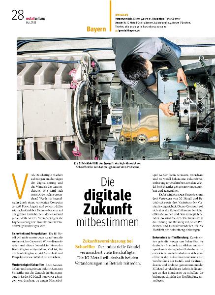 metallzeitung - Regionalseiten Bayern Mai 2018