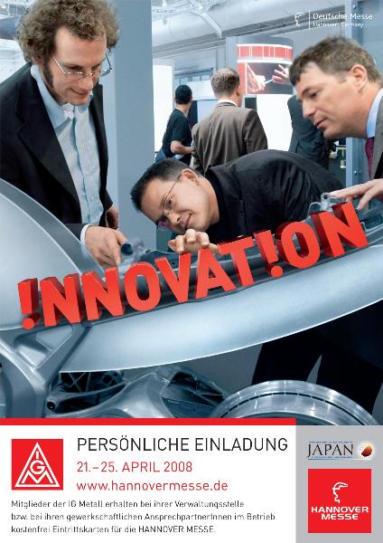 Persönliche Einladung zur Hannovermesse