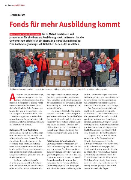 metall - Regionalseiten Küste Mai/Juni 2023