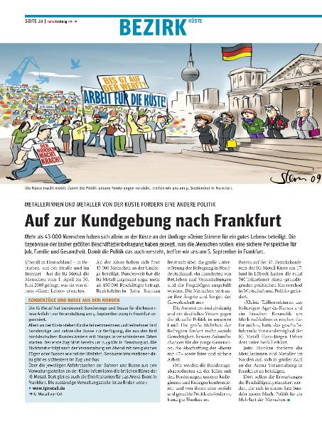 metallzeitung - Regionalseiten Küste September 2009