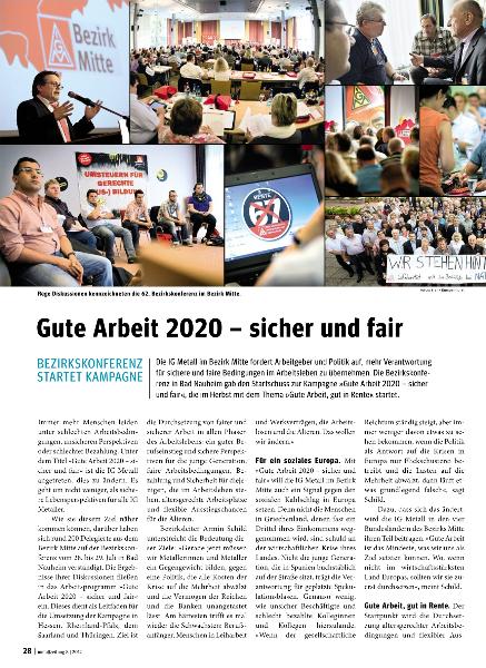 metallzeitung - Regionalseiten Frankfurt August 2012