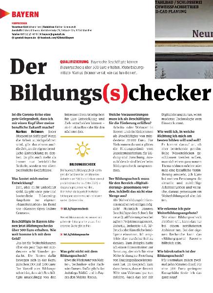 metallzeitung - Regionalseiten Bayern Mai 2020