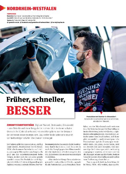 metallzeitung - Regionalseiten Norfrhein-Westfalen Februar 2021