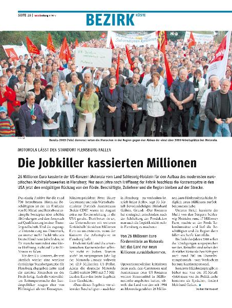 metallzeitung - Regionalseiten Küste Oktober 2007