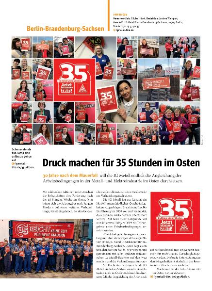 metallzeitung - Regionalseiten Berlin-Brandenburg-Sachsen März 2019