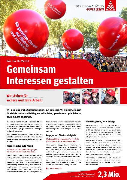Aktionszeitung Wir - Die IG Metall