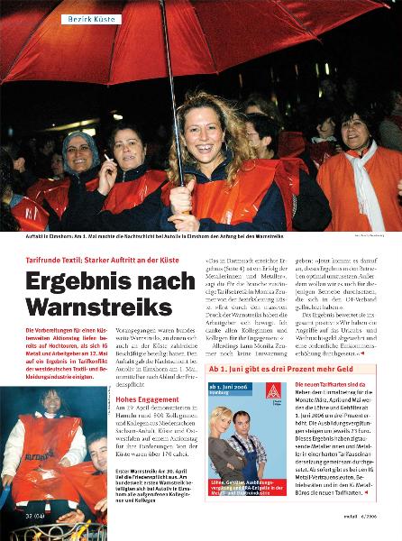 metall-Regionalseiten Küste Juni 2006