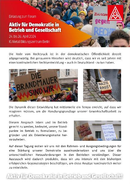 Einladung zum Forum 