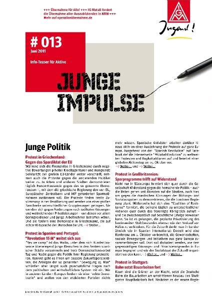 Junge Impulse, Ausgabe 13 (06/2011)