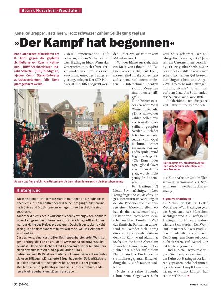 metall-Regionalseiten Nordrhein-Westfalen Mai 2005