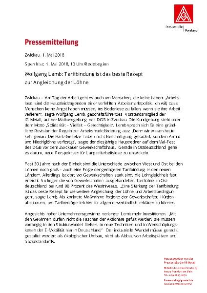 PM Lemb 1. Mai, Zwickau