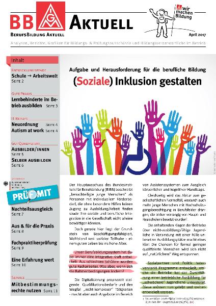 BBAktuell - Inklusion (01/2017)