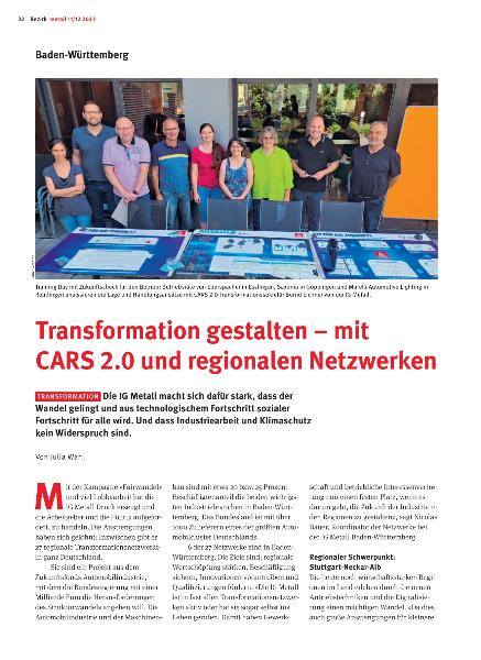 metall - Regionalseiten Baden-Württemberg 11/12 2023