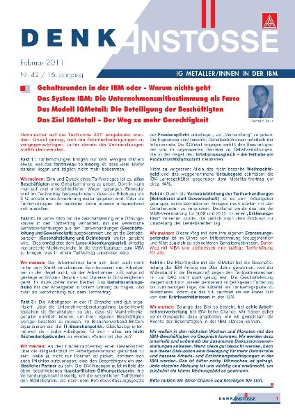 Denkanstoesse - Ausgabe Februar 2011