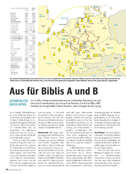 metallzeitung - Regionalseiten Frankfurt Mai 2011
