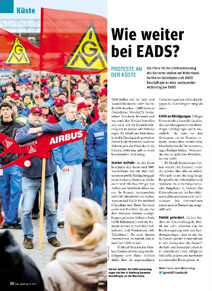 metallzeitung - Regionalseiten Küste Januar 2014