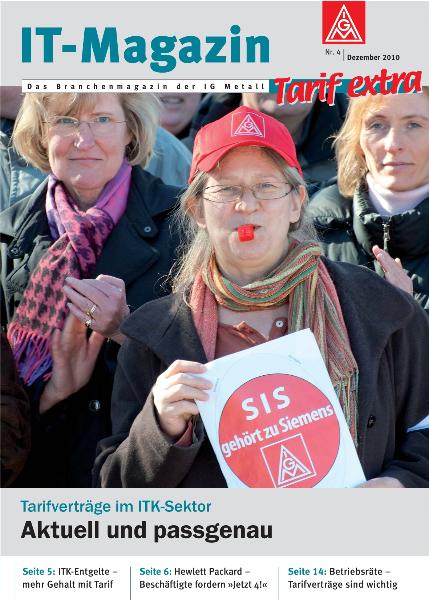 IT-Magazin Nr. 4 - Tarifverträge im ITK-Sektor (Dez. 2010)