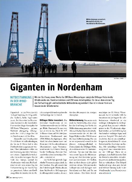 metallzeitung - Regionalseiten Mitte November 2014