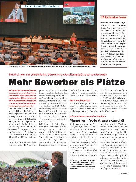 metall-Regionalseiten Baden-Württemberg September 2006