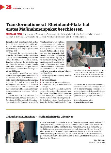 metallzeitung - Regionalseiten Mitte November 2020