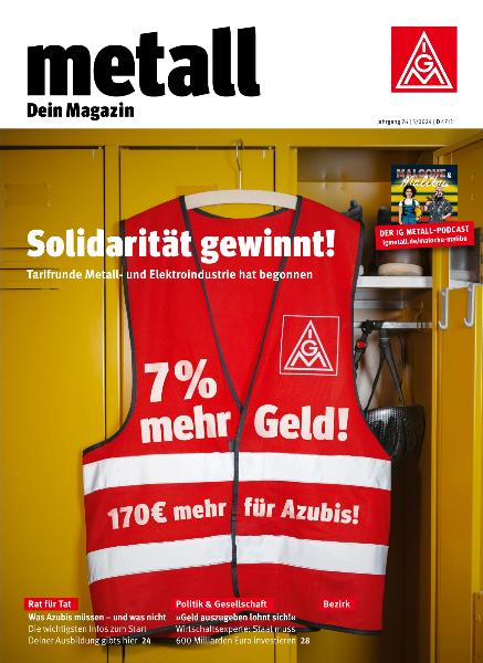 metall. Dein Magazin, September/Oktober 2024