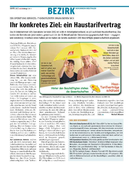 metallzeitung - Regionalseiten Nordrhein-Westfalen Oktober 2008